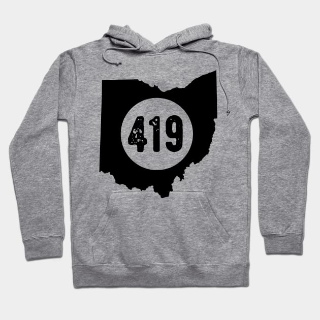 419 Area Code Ohio Hoodie by OHYes